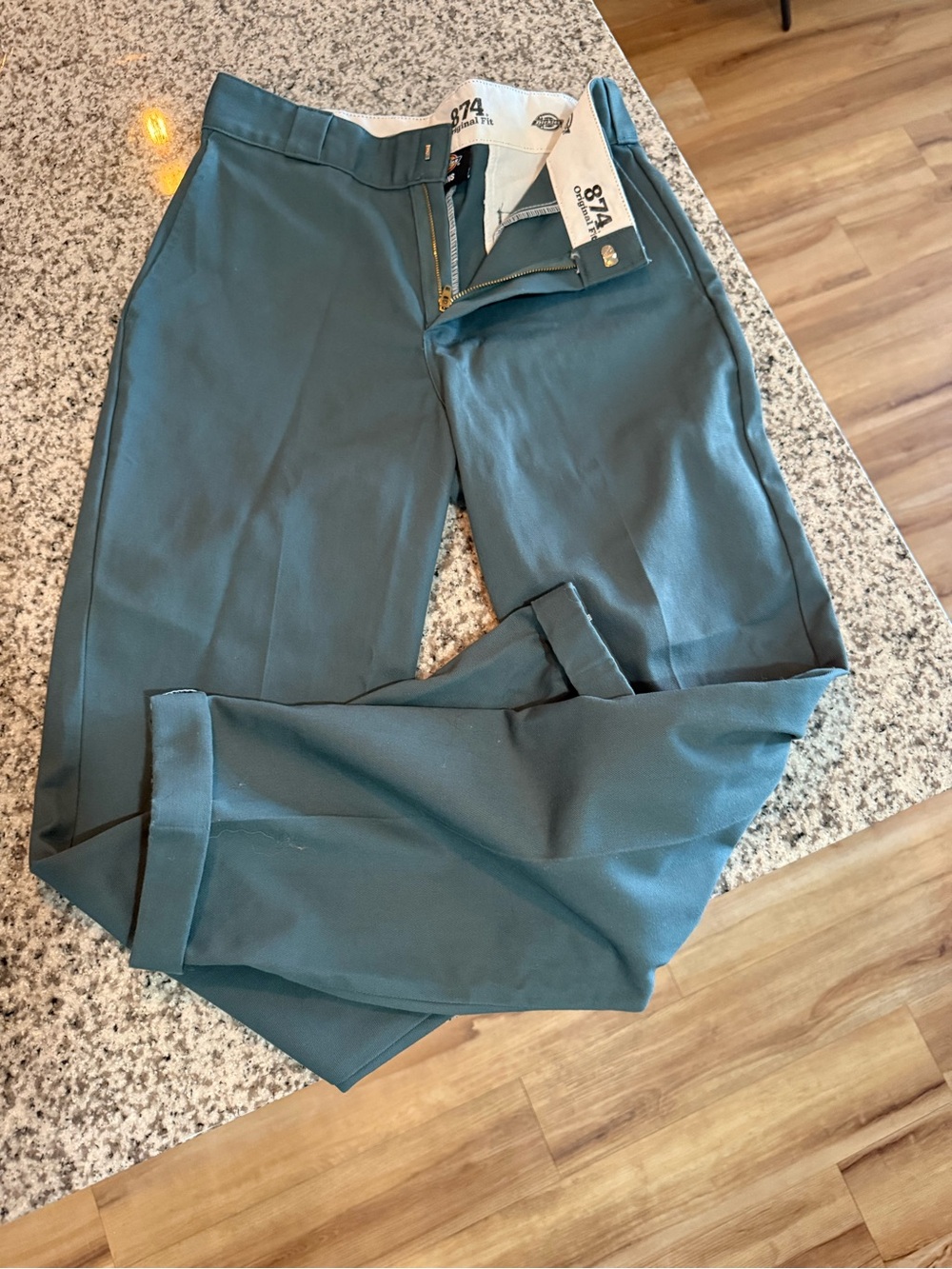 Dickies Teal Work Trousers